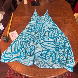 Jams Worls 50 years blue and white dress